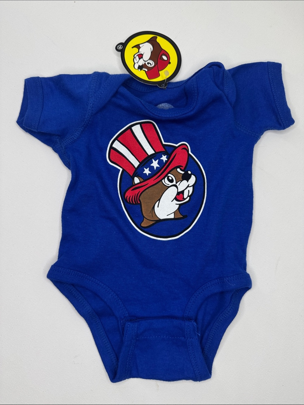 BUC-CEES 4th of July 100% Cotton Onesie, Size 3M